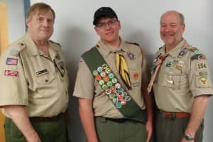 John Jay Senior Clayton Leibig Gets Eagle Scout Award