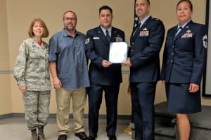 Air Force Honors New Milford Airman For Anti-Suicide Work Among Vets, Responders
