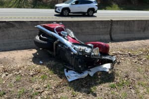 Motorcycle Reportedly 'Split In Two' In I-84 CT Crash