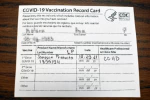 COVID-19: Northern Westchester Man Charged With Possessing Forged Vaccine Card