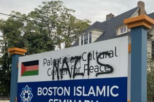 'Nazis' Spray Painted On Sign Of Palestinians For Peace Group In Boston