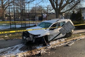 Police: Driver Freed After Speeding SUV Snaps Tenafly Utility Pole