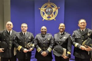 Bergen Sheriff's Command Staff Sworn: Nearly A Century Combined Of Law Enforcement Experience
