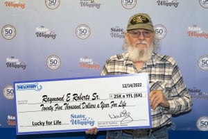 MA Vietnam Veteran Uses 'Intuition' To Win Several $25K Lucky For Life Prizes