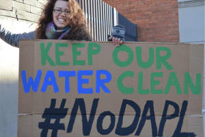 Norwalk Woman Leads Dakota Access Pipeline Protest March In Stamford