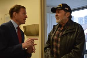 Blumenthal Takes On Trump Policies After Tour Of Stamford Veterans Clinic
