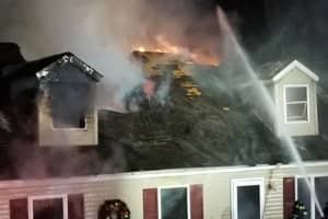 Firefighters: Flames Burn Through Roof Of Danbury Home