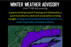 Winter Weather Advisory Issued For Freezing Rain, Sleet, Snow