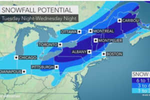 New Snowfall Projections For Storm Headed To Fairfield County