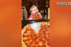 Garfield Pizzeria Gives Baby 'First Slice' On Steve Harvey Show