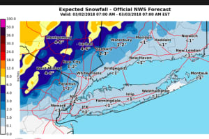Projected Snowfall Totals Increase As Fierce Nor'easter Nears