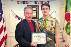New Rockland Eagle Scout Brian Smith Cited For Building Bocce Court