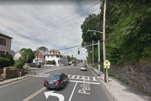 Car Slams Into Pole, Shutting Down Busy New Rochelle Intersection
