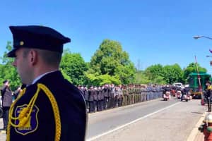 Funeral Procession Held During Services For Carmel Police Officer, 29
