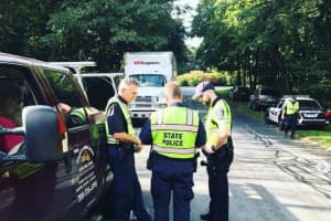 Six Trucks, Drivers Put Out Of Service In New Canaan, State Police Checkpoint