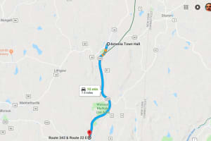 Tanker Fire Causes Route 22 Closure