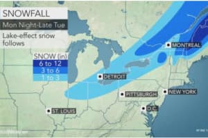 Eye On The Storm: Up To 2 Inches Of Rain Here, Half-Foot Of Snow In Upstate NY