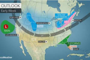 Stormy Sunday, Early Week Warmup Will Be Followed By Sharply Colder Temps