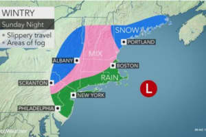 Dividing Line: Snow, Ice Farther North, Rain For Rest Of Area