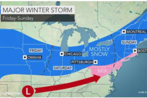 Area Could See Foot Of Snow This Weekend After Separate Storm Brings Up To 3 Inches During Week