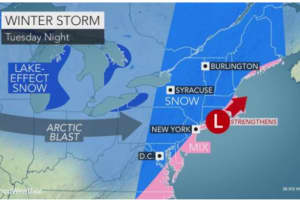 Projected Snowfall Totals Released For Storm That Will Lead To Freeze-Up In Area