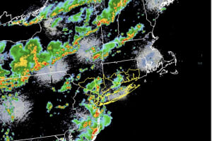 Flash Flooding Possible As Severe Storms With Heavy Downpours Sweep Through Area