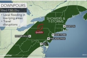 Remnants Of Tropical Depression Barry Will Bring Drenching Downpours
