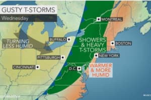 New Round Of Isolated, Gusty Thunderstorms Expected