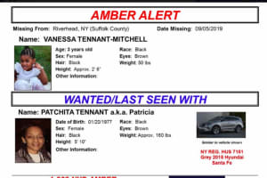 AMBER Alert Update: 3-Year-Old Area Girl Found Safe