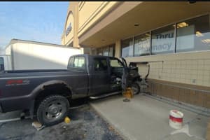 Pickup Truck Crashes Into Rite Aid On Route 9
