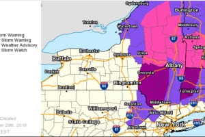 Ice Storm Warning Issued For Sullivan; Winter Weather Advisory For Ulster
