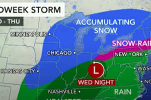 Midweek Storm Will Bring Mix Of Rain, Sleet, Snow To Region