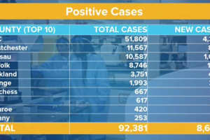 COVID-19: 8,669 New Cases In New York As Statewide Total Climbs To 92,381