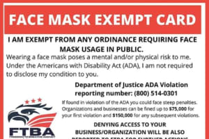 COVID-19: Alert Issued For Fake Mask Exempt Cards Being Sold Online