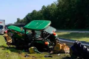 NJ Highway Tractor Struck While Mowing Grass In Central Jersey