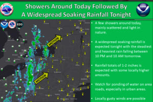Super Soaker: Heavy Rain, Gusty Winds Will Sweep Through Area