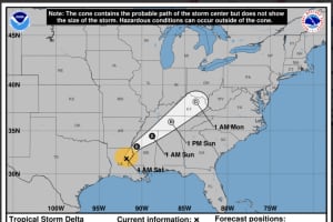 Weakened Tropical Storm Delta Will Bring Drenching Rain To Region