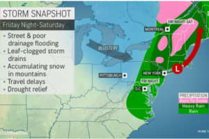Rain Could Change To Snow In Parts Of Region When New Storm System Sweeps Through