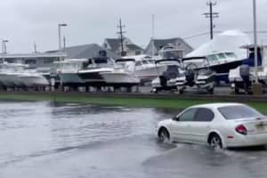 Jersey Shore Motorists Rescued From Rising Floodwaters: 'Turn Around, Don't Drown'