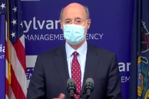 Gov. Tom Wolf Gets His First Dose Of Vaccine
