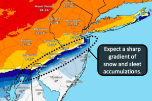 Latest Snowfall Predictions, Timing Of Powerful Winter Storm Headed To NJ, PA This Afternoon