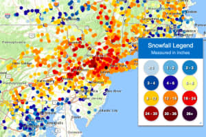 How Much Snow Did Your Town Get? Here's The Breakdown Across NJ, PA