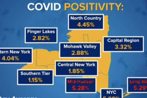 COVID-19: Hudson Valley Among Highest Positivity Rate In NY; New Breakdown Of Cases By County