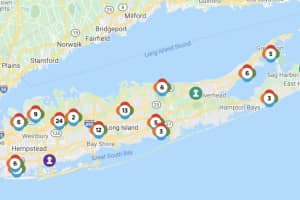 Strong Winds With Damaging Gusts Cause Power Outages On Long Island