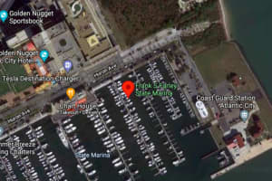 Atlantic City Boat Explosion Sends Debris Flying
