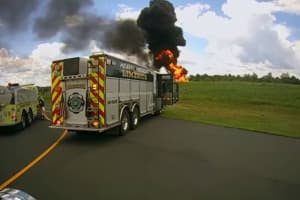 Pilot OK After Fiery Plane Crash At Heritage Airport (PHOTOS, VIDEO)