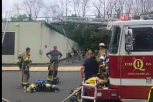 Firefighters Battle Quakertown Fire