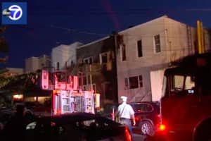 Power Line Falls On 7 Firefighters Battling Massive Jersey City Blaze