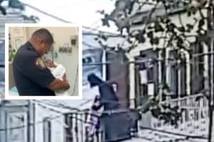 Jersey City Officer Reunited With Baby He Caught From Balcony, 1 Charged With Attempted Murder