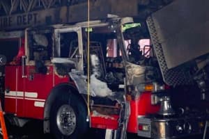 Firetruck Blaze Doused At Central Jersey FD Headquarters